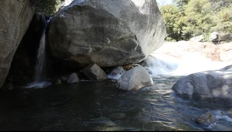 Buckeye Flat Waterfall Stock Footage 6530205