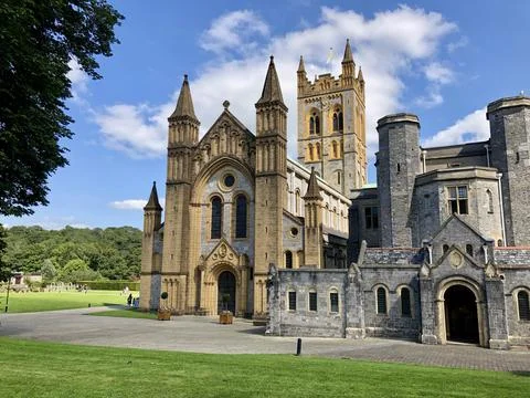 Buckfast Abbey Foto stock