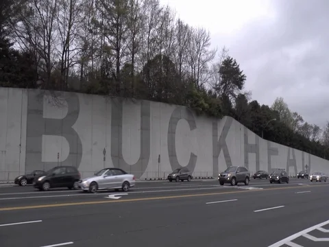 Buckhead Wall (Atlanta) Stockbeeldmateriaal 77610438