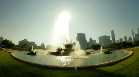 Buckingham with City Stock Footage 739473