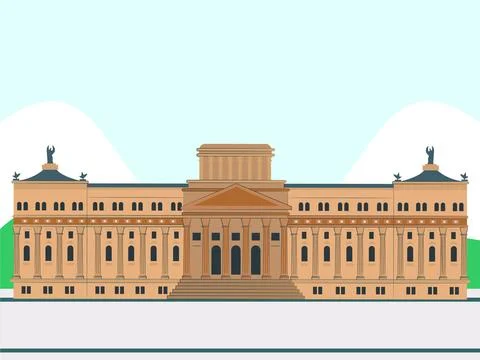 Buckingham Concept Illustration Stock Illustration