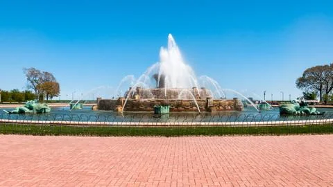 Buckingham Memorial Fountain Stock Photos