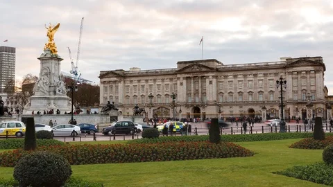 Buckingham Palace Night Stock Footage ~ Royalty Free Stock Videos | Pond5