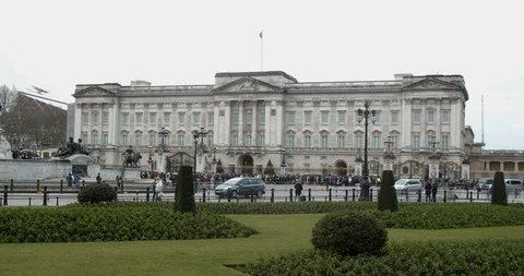 Buckingham Palace, London Stock Footage 122014525