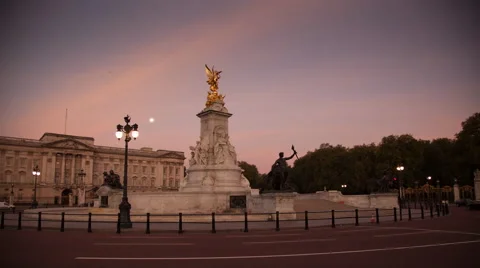 Buckingham Palace Time Lapse Stock Footage 55869998