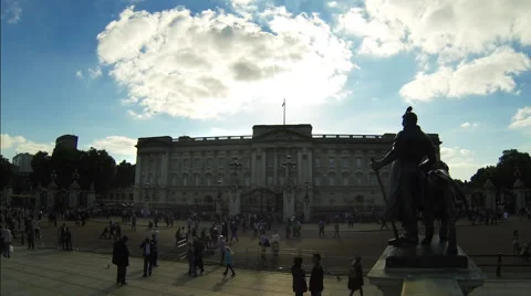 Buckingham palace time lapse. Stock-Footage 59082328