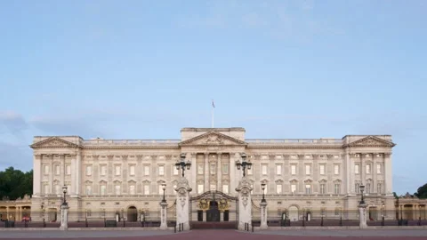 Buckingham Palace Time-lapse Stock Footage 279564849