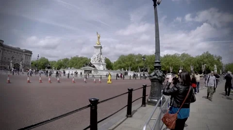 Buckingham Palace Timelapse 스톡 동영상 50243766