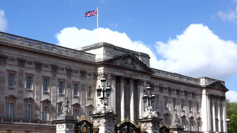 Buckingham Palace Timelapse Stockbeeldmateriaal 227016466