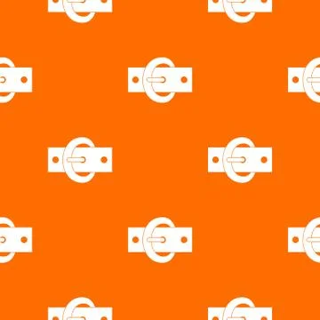 Buckle belt pattern seamless Ilustração Stock