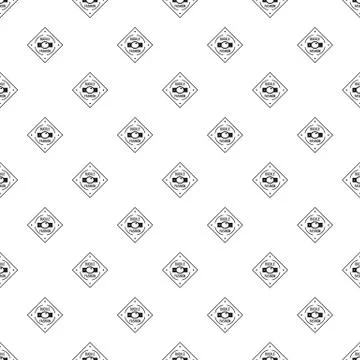 Buckle chrome pattern vector seamless Ilustração Stock