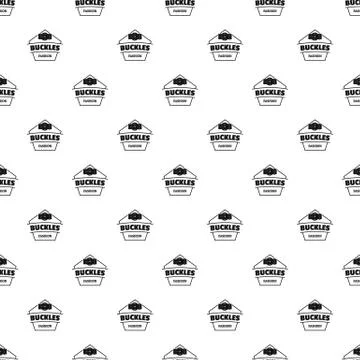 Buckle clothing pattern vector seamless Ilustração Stock