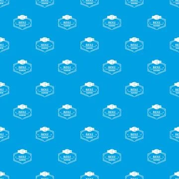 Buckle connect pattern seamless blue Ilustração Stock