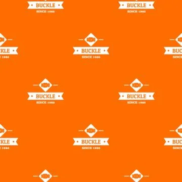 Buckle elegance pattern vector orange Ilustração Stock