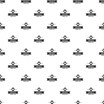 Buckle elegance pattern vector seamless Ilustração Stock