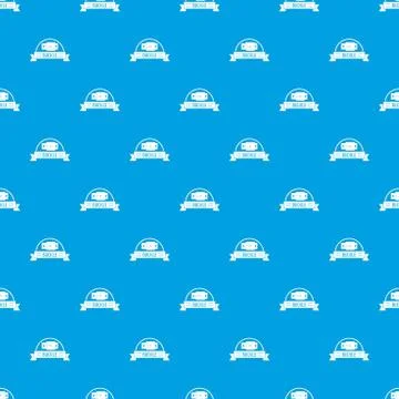 Buckle element pattern seamless blue Ilustração Stock