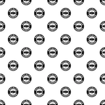 Buckle fashion pattern vector seamless Ilustração Stock