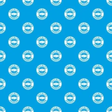 Buckle fashion pattern vector seamless blue Ilustração Stock