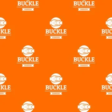 Buckle garment pattern vector orange 스톡 일러스트
