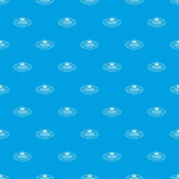 Buckle pattern seamless blue Ilustração Stock