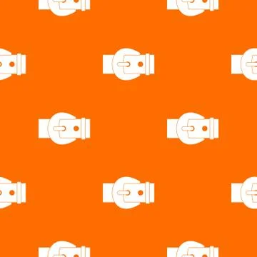 Buckle pattern seamless Ilustração Stock