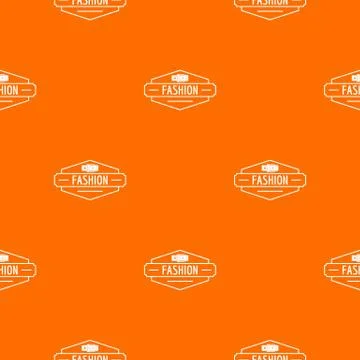Buckle pattern vector orange Ilustração Stock