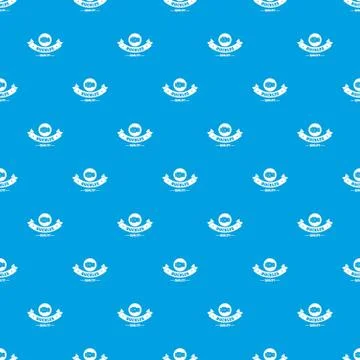 Buckle strap pattern vector seamless blue Ilustração Stock