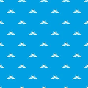 Buckle wear pattern seamless blue Ilustração Stock