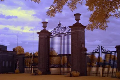 Bucknell University Gate Stock Photos