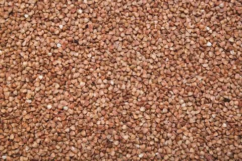 Buckwheat background, texture Stock Photos