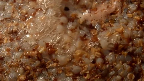 Buckwheat is being prepared Vidéo 310716766