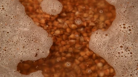 Buckwheat is being prepared Stock Footage 310814939