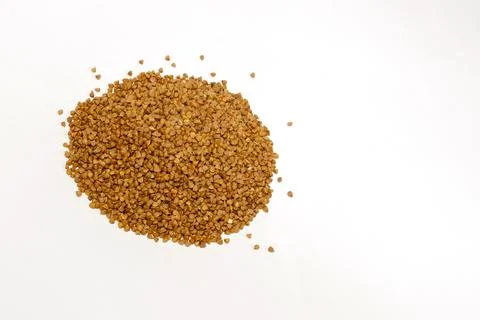 Buckwheat bunch isolated on white background. Foto stock