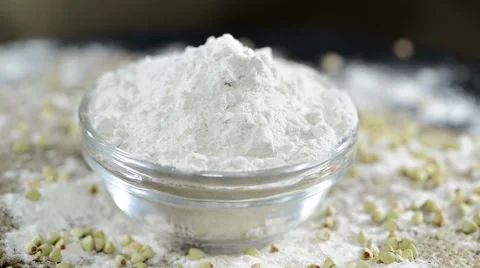 Buckwheat flour (not loopable) Stock Footage 40638903