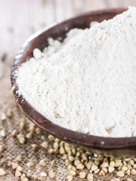 Buckwheat flour Stock Photos