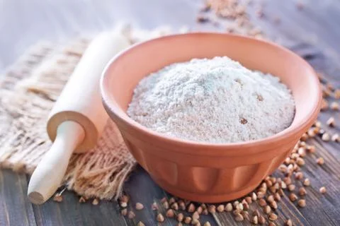 Buckwheat flour Foto stock