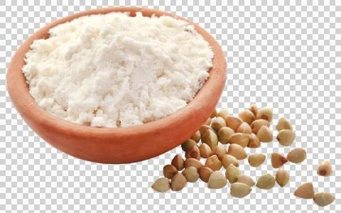 Buckwheat with flour Stock Photos