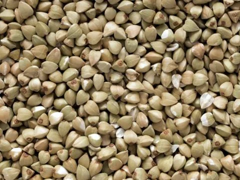 Buckwheat grains Stock Photos