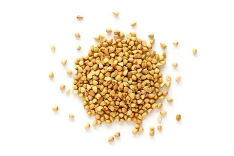 Buckwheat grains Stock Photos