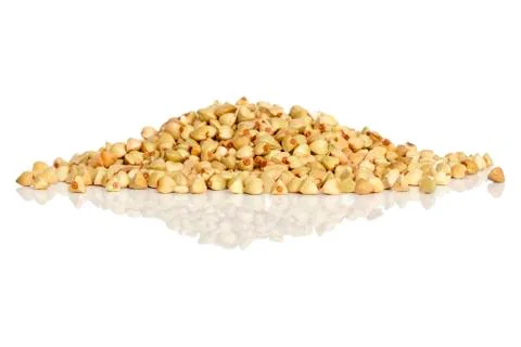 Buckwheat grains Stock Photos