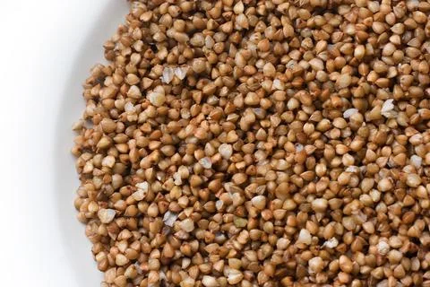 Buckwheat grains Stock Photos