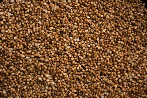 Buckwheat grains Stock Photos