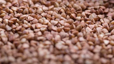 Buckwheat groats Stock Photos