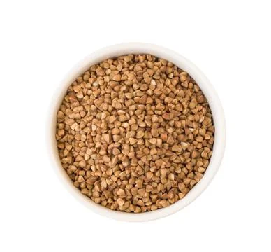 Buckwheat groats 스톡 사진