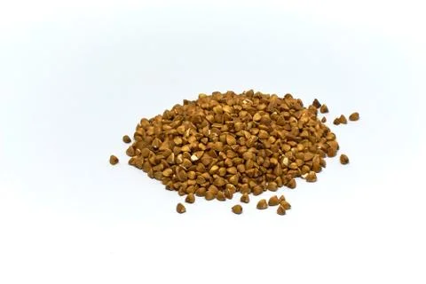 Buckwheat isolated on white background Stock Photos