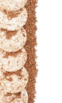Buckwheat loafs Stock Photos