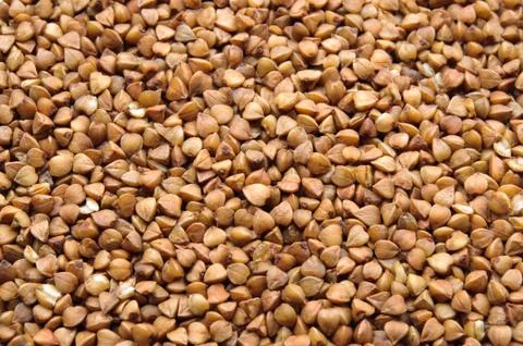 Buckwheat macro close up Foto stock