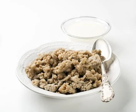 Buckwheat mush Stock Photos