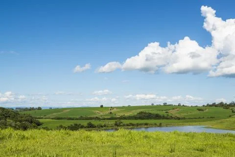 Bucolic landscape Stock Photos