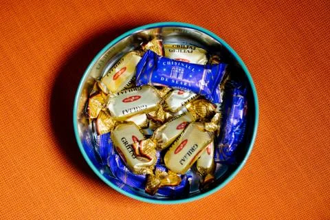 Bucuria candy made in Moldova Stock Photos